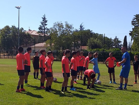 Nos U13 de retour à l’entraînement à Saint-Vallier-de-Thiey